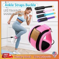1pcs Fitness Ankle Straps Padded Double D-ring/ Leg Training Ankle Straps Buckle Gym Training