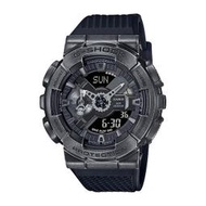 全新CASIO卡西歐 G-SHOCK系列 龐克機械黑 金屬錶殼 潮流運動雙顯錶 GM-110VB-1A歡迎詢問  【