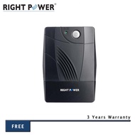 Right Power PowerStar Neo 800 Uninterruptible Power Supply UPS with Built-in AVR (800VA, 3x British 