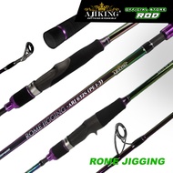 Ajiking Rome Jigging Spinning Casting Fishing Rod Butt Joint Freshwater Saltwater (6'0ft-6'3ft)
