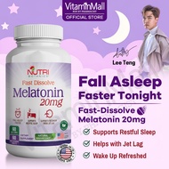 Nutri Botanics Melatonin 20mg Fast Dissolve Tablet - Sleep Supplement Help Fall Asleep Faster - 60's