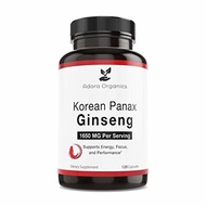 Adora Organics Korean Red Panax Ginseng 1650 mg Extra Strength Root Extract Powder with High Gineosi
