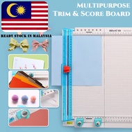 Multipurpose Foldable Trim & Score Board DIY Craft Tools Origami Envelope Ribbon Maker Paper Cutter 