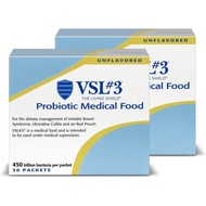 VSL#3® Probiotic Powder for Digestive Health, IBS & UC Symptoms - 450B CFUs, High-Potency, Multi-Str