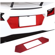 3D Carbon Fiber, Rear License Frame Sticker Compatible with Corvette C8 Stingray Z51 2020 2021 2022 