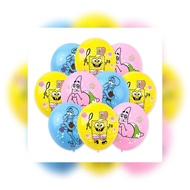 Spongebob SquarePants Party Latex Balloons Pie Star SpongeBob SquarePants Theme Balloon Set Birthday