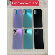 Xiaomi 12 Lite 5G Back Cover (Orange Glass Included)