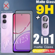 For vivo Y31s 5G 2in1 Matte Frosted Glass and Lens Film For Vivo Y31 Y31d Y31s VIVO Y 31 S VivoY31s 