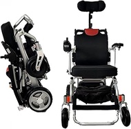 Lightweight for home use Lightweight Aluminium Folding Power Electric Wheelchair Foldable And Portable Wheelchair Dual Battery And Motor Long Range