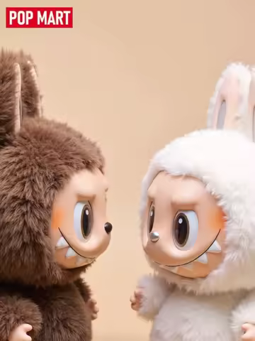 Original POP MART 58cm ZIMOMO Archangel LABUBU Leader Vinyl Face Plush Dolls & Coca-Cola series viny