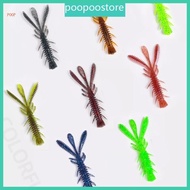POOP 20PCS Crawfish Lure Soft Shrimp Baits Lure Artificial Swimbait Soft Lure