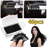 40Pcs No Trace Hair Extension Clips 6D Hair Extension Buckle/ Hair Extension Buckle