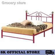 ✎✧✕[1 katil 1 order] Queen Bed Metal Frame/Double Bed/Bedroom Furniture/Katil Besi/Katil queen/katil double/katil frame