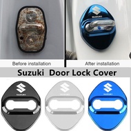 Car Door Lock Buckle cover car accessories Door Lock cover protector For suzuki vitara ertiga swift 