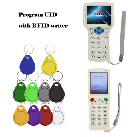 5YOA 100pcs UID RFID Tag Keyfob For Mif 1k S50 13.56MHz Writable Block 0 HF ISO14443A Used To Copy C