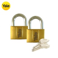 Yale Luggage Lock - 2pcs Keyed Alike 2 Brass