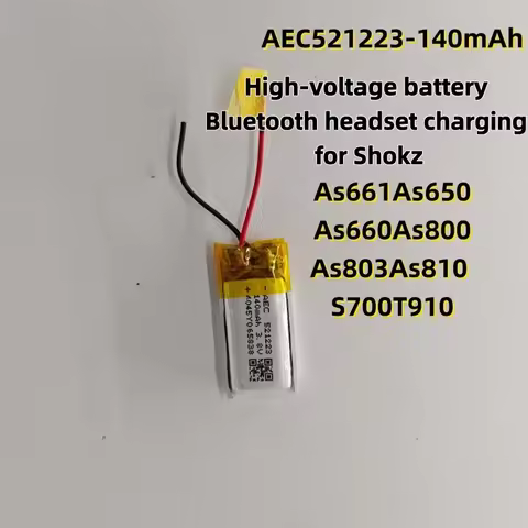 521223 High-Voltage Bluetooth Headset Battery AS661 AS650 AS660 AS800 AS803 AS810 S700