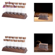 [deevoka] Coffee Bean Storage Tube,Restaurant Retail Organization Jar Kitchen Display Stand Multifun