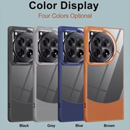 Leather Phone Case For Oneplus 13 12 11 11R 12R One Plus Ace 2 3 Nord 4 1+12 Shockproof Acrylic Sili