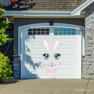 Magnetic Rabbit Day CT051happy Decoration easter Refrigerator Sticker Cartoon Pink Garage Door Stick