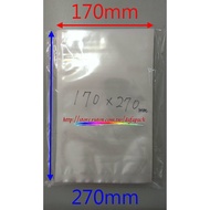 [Dafapack] Food Vacuum Bag 17 * 27cm (170 * 270mm) Thick 0.08mm Packaging Transparent