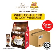 [Carton Deal] Kluang Coffee Cap TV White Coffee (2IN1) 25gm x 360 sticks - by Food Affinity