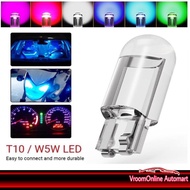 2020 HOT1pcs T10 W5W 194 12V LED Bulb White Yellow Red Ice Blue Green Pink Auto Lamp Interior Dome S