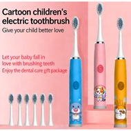 EasyHome COD Children's Electric Toothbrush Cartoon Soft Bristles IP7 Waterproof Sonic Vibration Rec