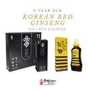 [Sobaek Korea] Korean 6-year old Red Ginseng Stick Extract "The Black" + Red Ginseng Honey Tea 500g