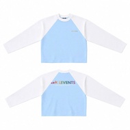 Longtee Raglan Levent Rainbow Shirt with High Quality Print - Type 1, Unisex Trending Fashion | Dino
