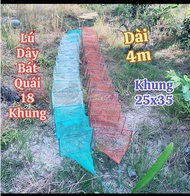 Lú bát quái 12 cửa ngục 18 khung (25 x 35cm) dài 4m. mắt lưới 15p(07cm)