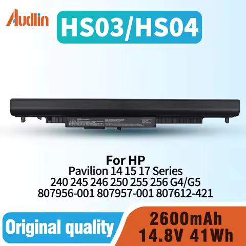HS04 HS03 807956-001 807957-001 807612-421 Laptop Battery for HP 240 245 246 250 255 256 G4/G5 Pavil