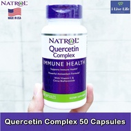 20% OFF ราคา Sale!! EXP:3/2025 เควอซิทิน + วิตามินซี Quercetin Complex  Plus Vitamin C 500mg 50 Caps