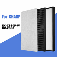 FZ-ZS80SFE Replacement HEPA  &amp; Deodorizing Filter(SET) for Sharp Air Purifier KC-ZS80P-W KC-ZS80 KC ZS80PW