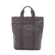 【二手】愛馬仕 HERMES 托特包，Herline Cabas，灰色帆布，Herline Cabas，男女通用，二手 B