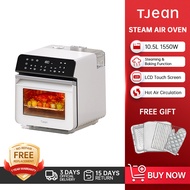 TJean Smart Steam Oven 10.5L Rapid Steam Output Air Fryer Steamer Oil-free Steaming & Baking Machine