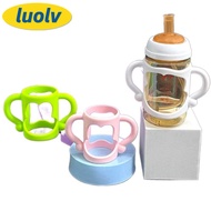 LUOLV Baby Bottle Grips, 5cm Compatible Baby Bottle Holder, Durable Silicone Baby Bottles Baby Bottle Accessory