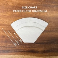 CAFEC AB-103 Abaca Coffee filter Trapezoid Coffee filter 100P