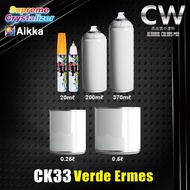 2K Paint  AIKKA CK33 Verde Ermes  Supreme Crystalizer Series Car Motor Paint DIY Aerosol Spray Bottl