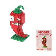 Mainan Bricks Mini Nano Block Plant VS Zombie Mainan Puzzle Susun Mini Toys