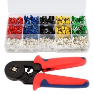 】0.25-10mm tubular crimping pliers tools set 1640pcs terminal crimping tools mini electrical pli 】H