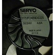 [Radiator] Japan SERVO D1751P24B9DS321/326 DC24V 4.6A High Air Volume Inverter Fan