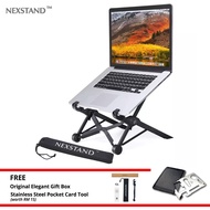 【hot sale】 Nexstand Foldable Laptop Stand Portable K2 Notebook Stand Travelling +Free Gift