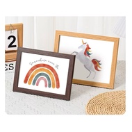 SG Stock Minimalist Wooden Photo Frame 4R 5R 6R 8R A4 Picture Frame Graduation Photo Frame Christmas