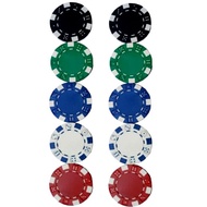 [Chips Mahjong Chips Gambling Chips] Dice Graphics 5 Grids 100pcs (100-D5) -100 Pieces Chips-Taiwan 