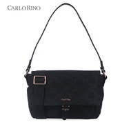 Carlo Rino Black Carlo GEO Nylon Saddle Bag