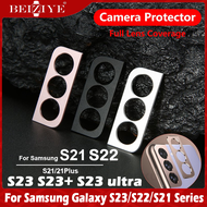 ฟิล์มกระจกกันรอยกล้องหลัง For Samsung Galaxy S23 Ultra S23 Plus S22 Ultra S22 Plus S21 Ultra S21 Plus Note 20 Ultra 5G Metal Rear Lens Protection Ring Case Camera Lens Screen Protector