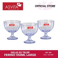 Ferino Ice Cream Glass 550 Ml Gic104 Asvita Plastic Cup