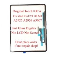 Ori New Glass Touch Digitizer With OCA Frame Sticker For Pad Pro 12.9 7th M4 A2925 A2926 A3007 LCD R