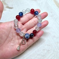 海藍寶水晶設計款手串